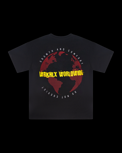 WRKHLX WORLDWIDE TEE (BLACK)