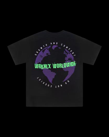WRKHLX WORLDWIDE TEE (BLACK)