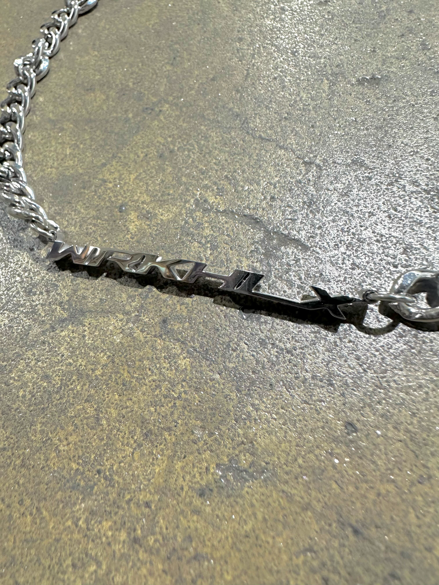 WRKHLX CHAIN NECKLACE (SILVER)