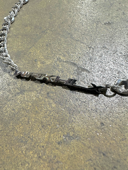 WRKHLX CHAIN NECKLACE (SILVER)