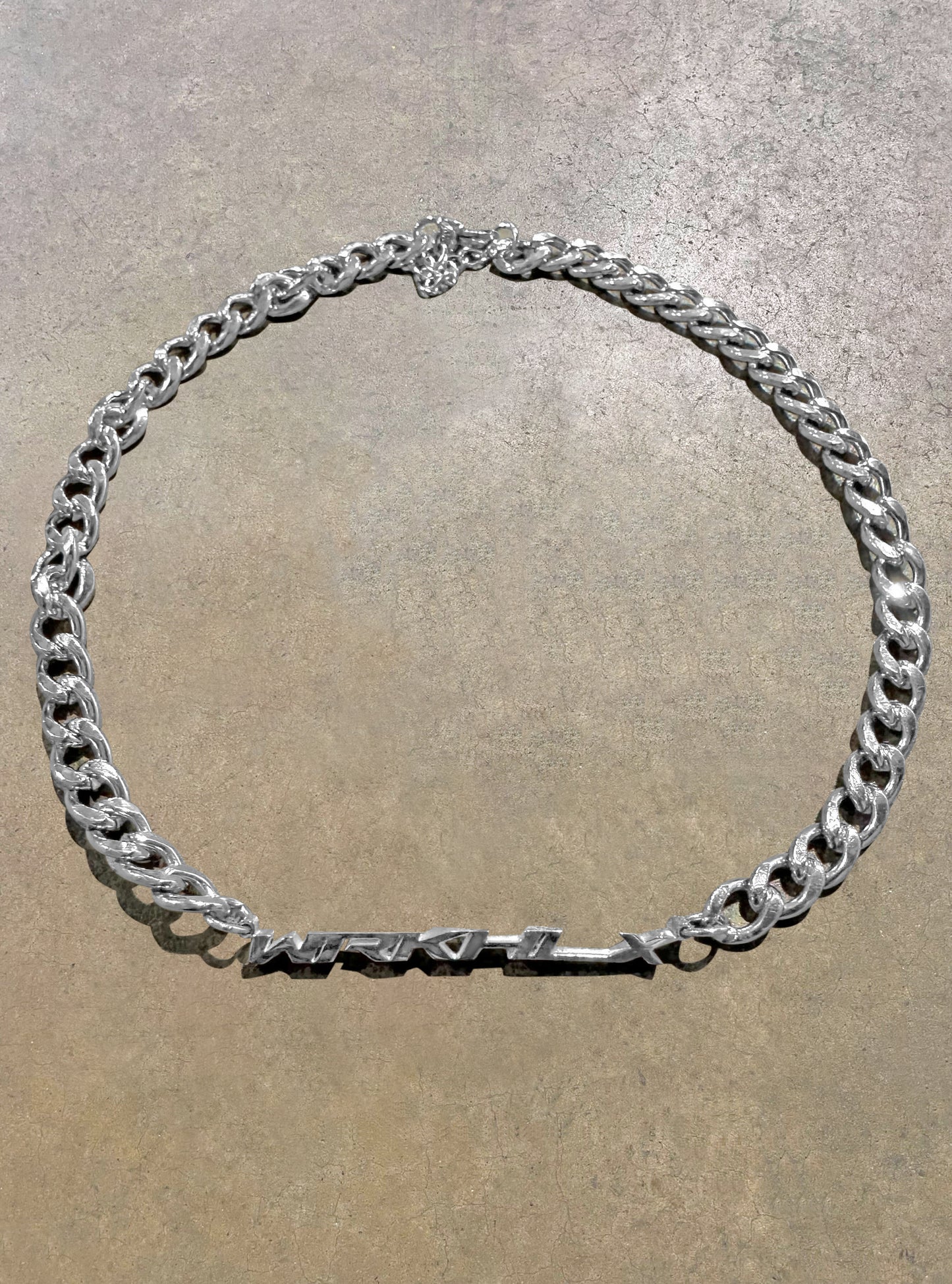WRKHLX CHAIN NECKLACE (SILVER)
