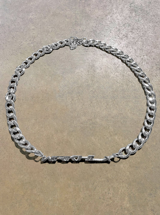 WRKHLX CHAIN NECKLACE (SILVER)