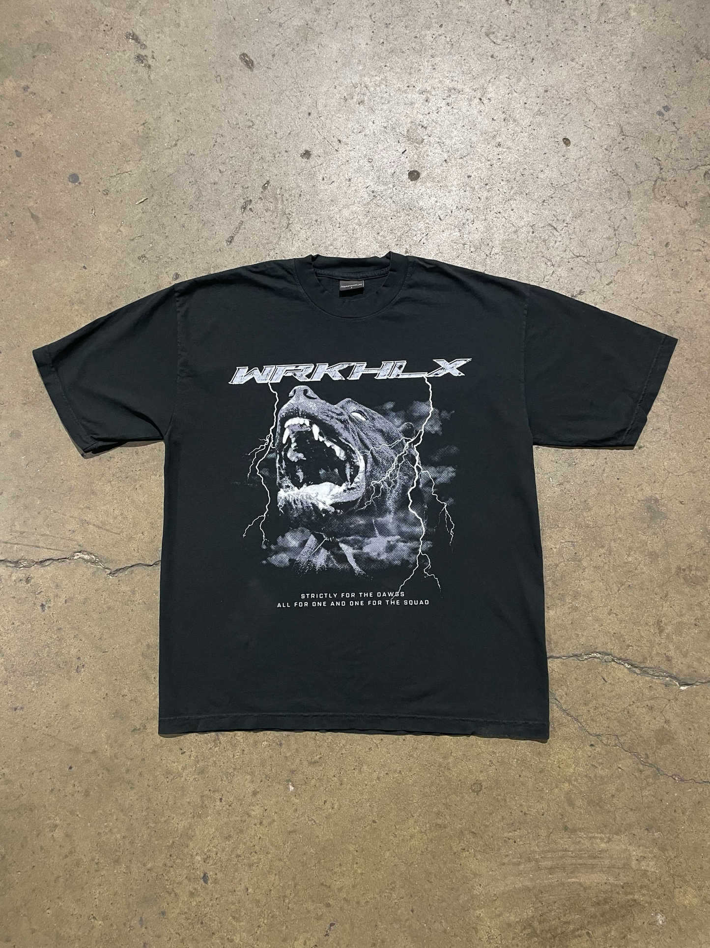 WRKHLX DAWG TEE (BLACK)
